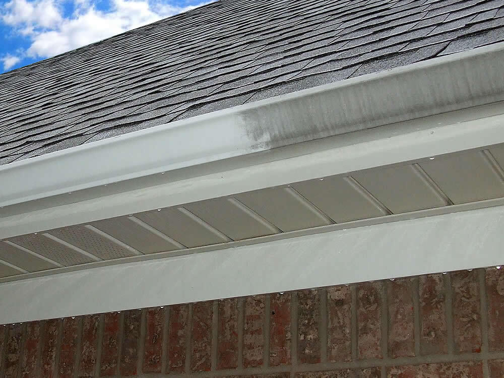 Stain Removal from Gutters