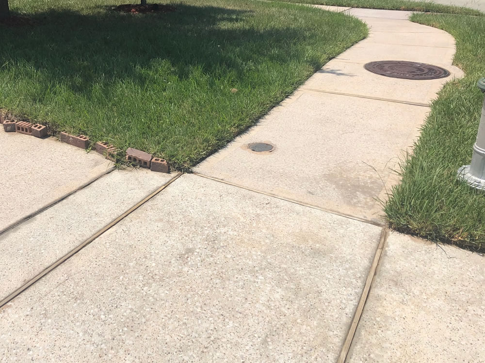 Sidewalk After Clean