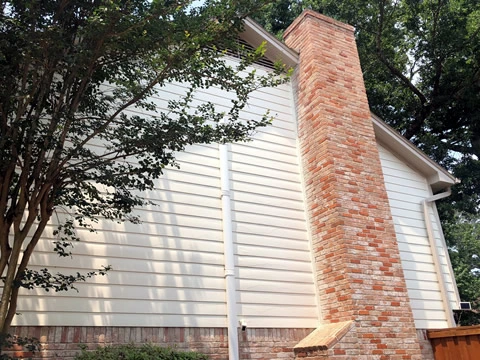 house wash cleaned chimney