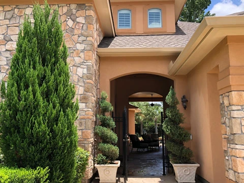 house wash stucco surface